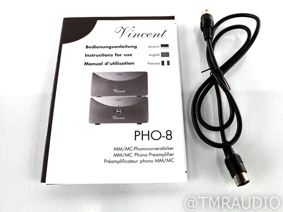 Vincent Audio PHO-8 MM / MC Phono Preamplifier; PHO8