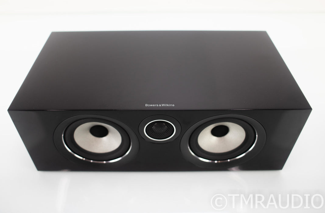 B&W HTM72 S2 Center Channel Speaker; Gloss Black; HTM-72