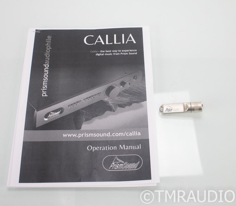 PrismSound Callia DAC / Preamplifier; D/A Converter; DSD