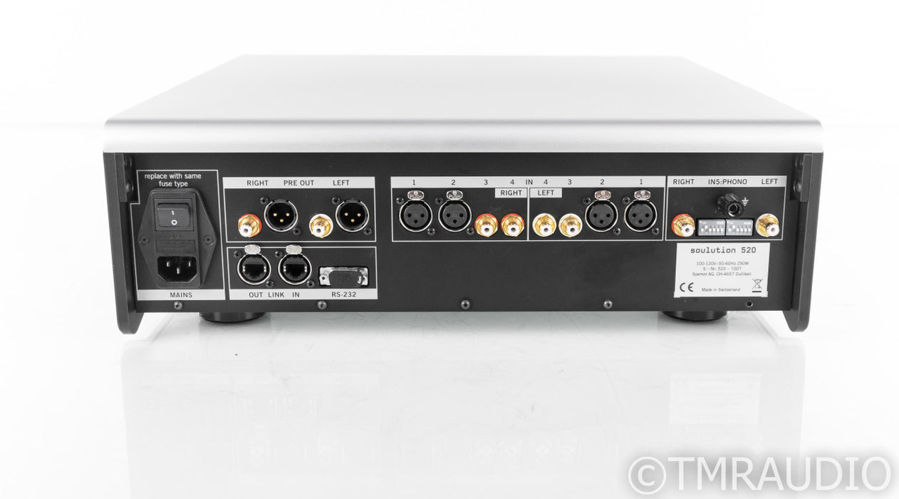 Soulution 520 Stereo Preamplifier; Remote; MC Phono