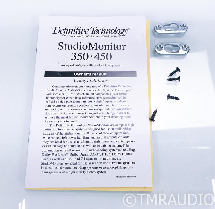 Definitive Technology StudioMonitor 350 Bookshelf Speakers