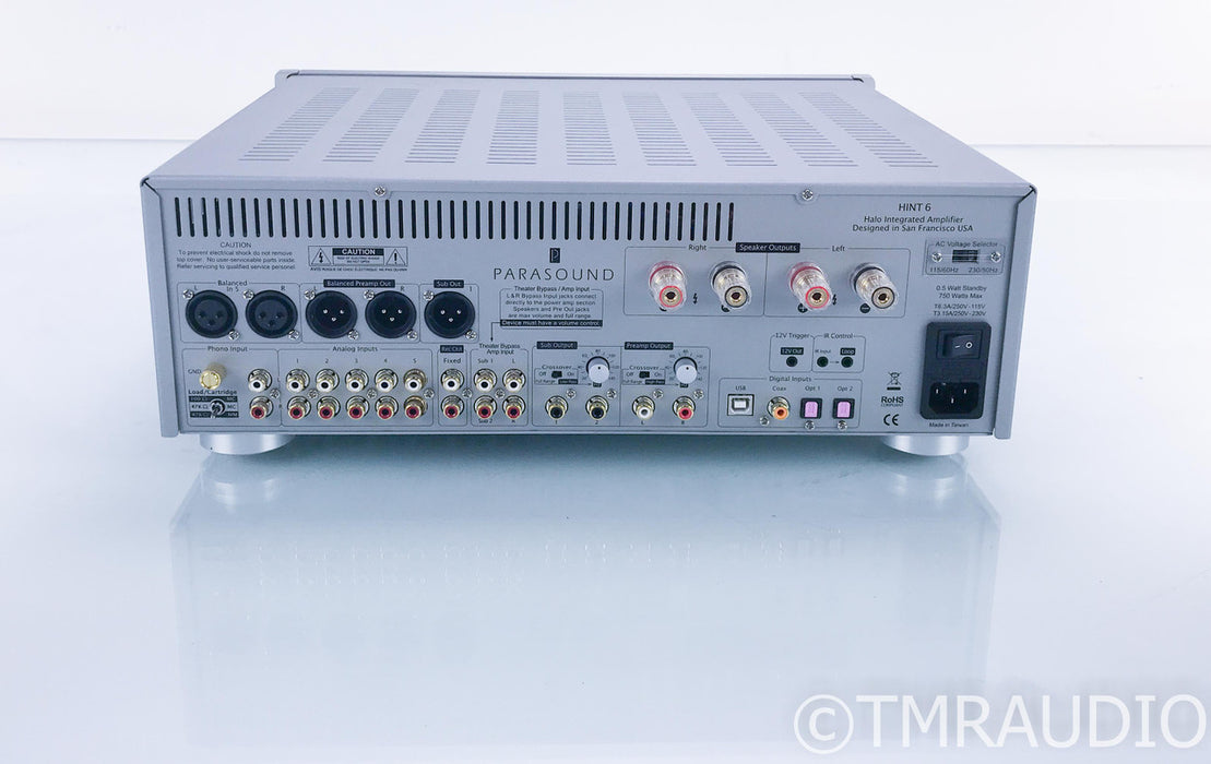 Parasound Halo HINT 6 2.1 Channel Integrated Amplifier; Remote