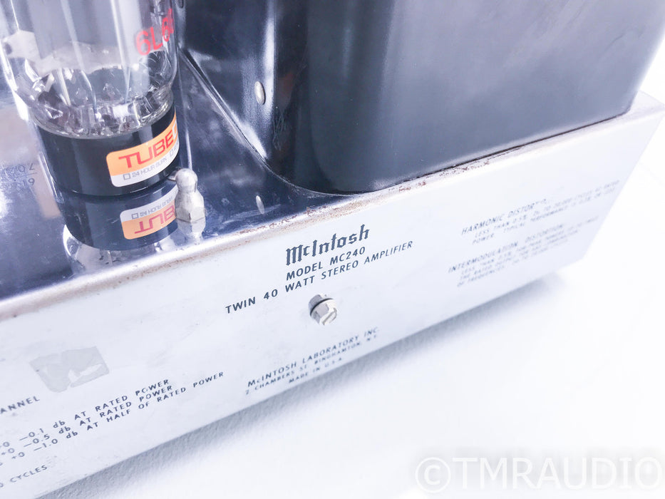 McIntosh MC240 Vintage Stereo Tube Power Amplifier; MC-240