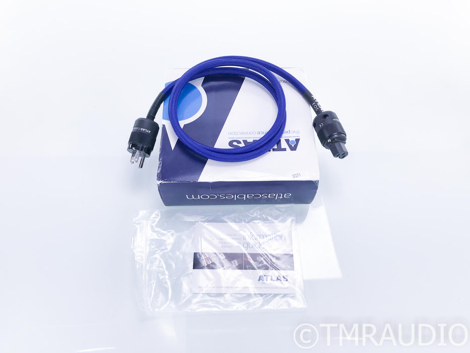 Atlas EOS 2mm Power Cable; 1.5m AC Cord; Rhodium