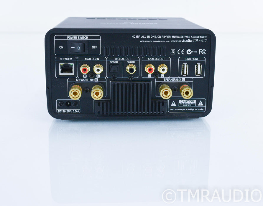 Cocktail Audio X12 Stereo Integrated Amplifier / Network Streamer; 500GB HDD