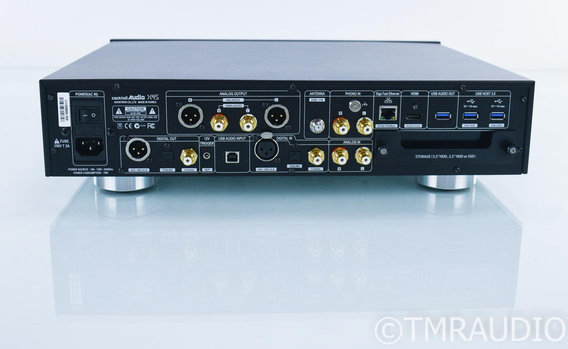 Cocktail Audio CA-X45 Network Streamer / Server; CD Ripper; CAX45; Remote