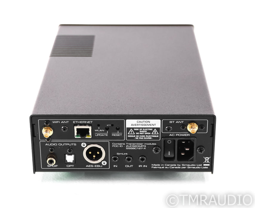 Simaudio Moon Mind Wireless Network Streamer; Bluetooth; Remote
