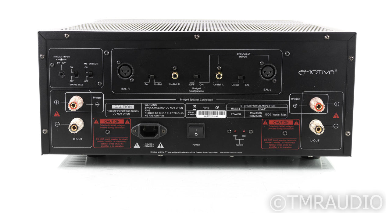 Emotiva XPA-2 Stereo Power Amplifier; XPA2