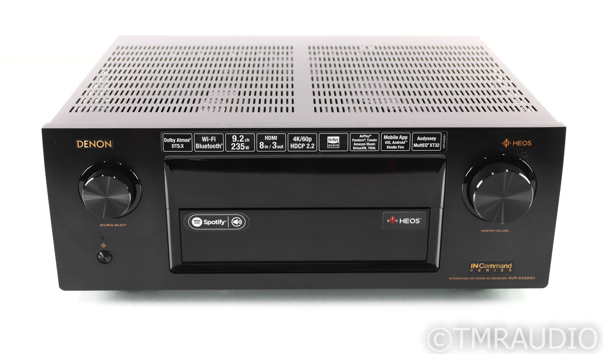 Denon AVR-X4300H 9.2 Channel Home Theater Receiver; AVRX4300H; HEOS; Black