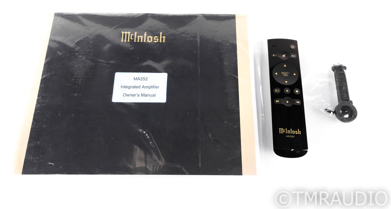McIntosh MA252 Stereo Tube Integrated Amplifier; MA-252; Remote; MM Phono