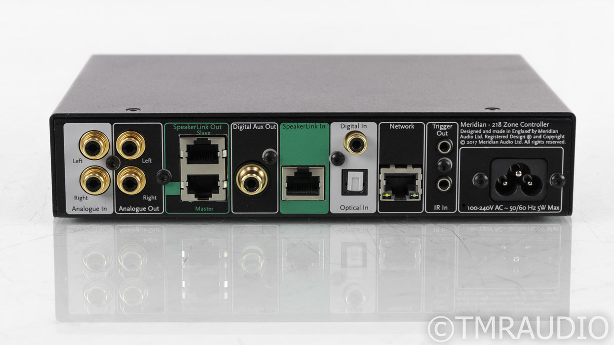 Meridian 218 Digital Zone Controller; Processor; Preamplifier
