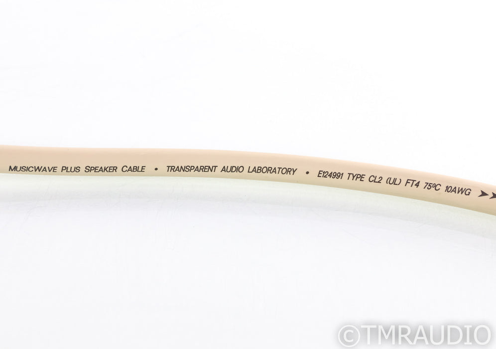 Transparent MusicWave Plus Speaker Cables; 10ft Pair; MM2