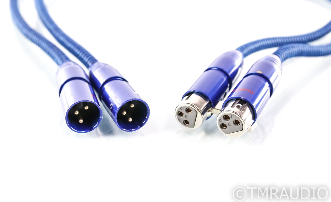 AudioQuest Diamondback XLR Cables; 1m Pair Balanced Interconnects