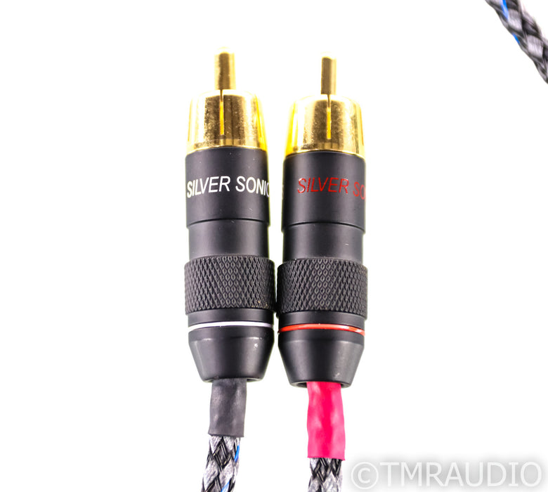 DH Labs Silver Pulse RCA Cables; 1m Pair Interconnects