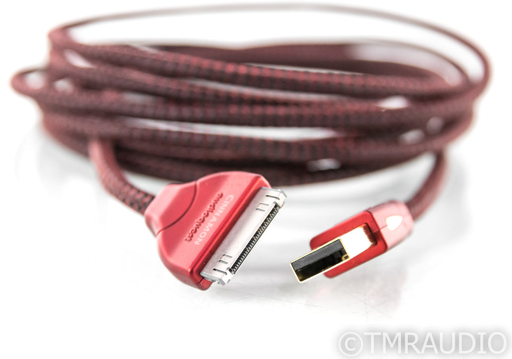 Audioquest Cinnamon iPod USB Digital Cable; Single 3m Interconnect; 30-Pin