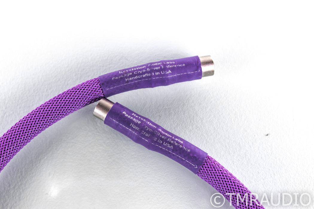 Revelation Audio Passage Cryo-Silver Reference Umbilical Cable; .75m 3-Pin DIN