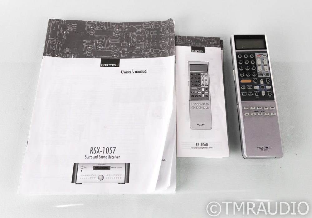 Rotel RSX-1057 7.2 Channel Surround Receiver; RSX1057; AS-IS (Occasional Pops)