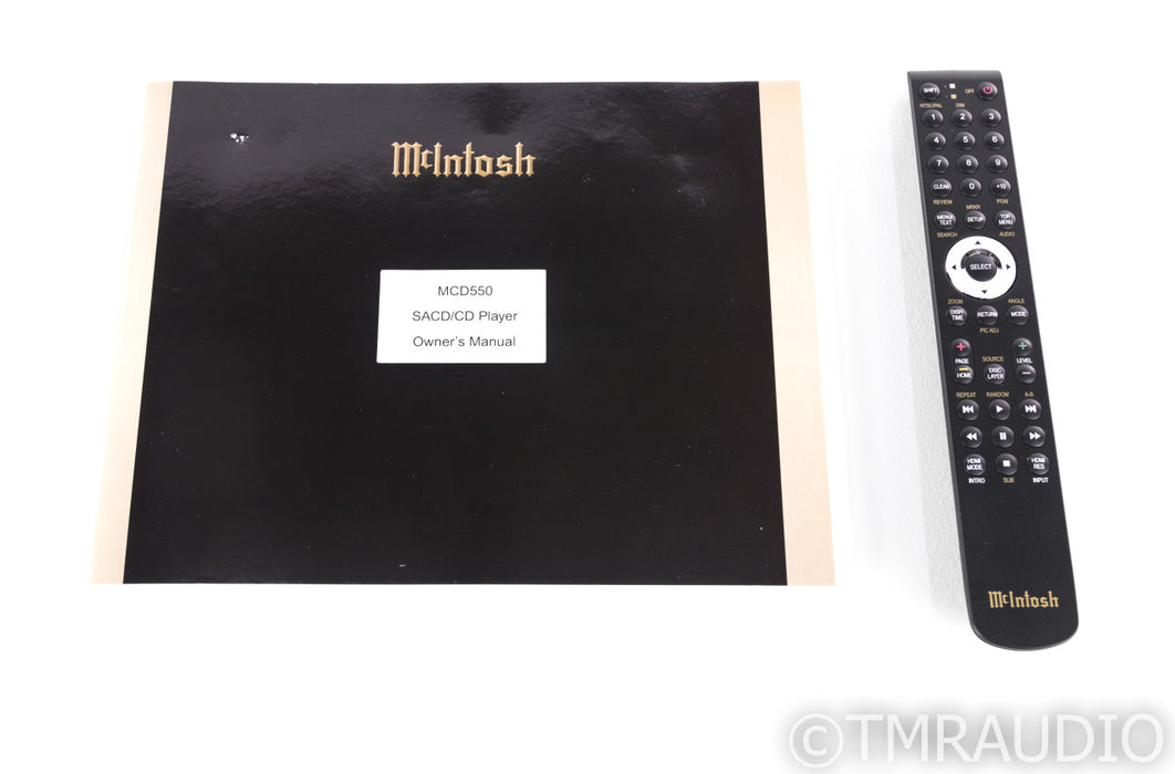 McIntosh MCD550 SACD / CD Player; MCD-550; Remote