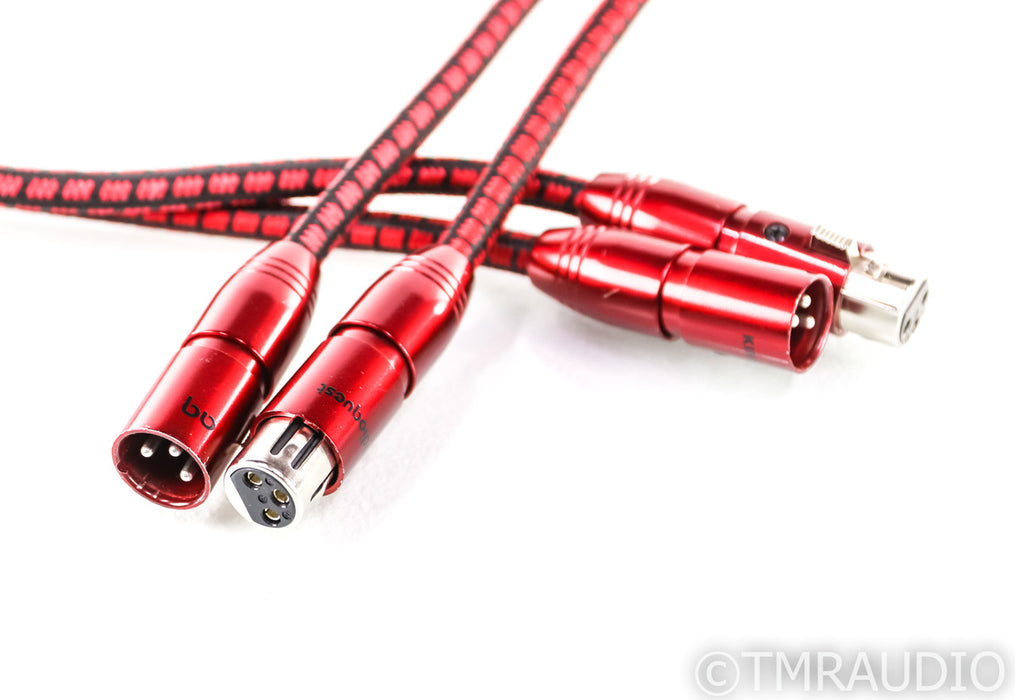 AudioQuest King Cobra XLR Cables; 1m Pair Balanced Interconencts