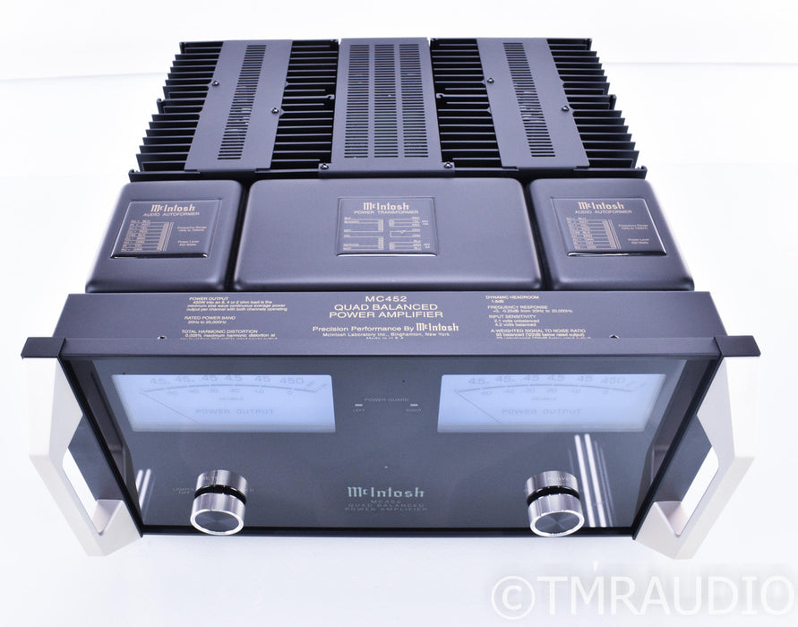 McIntosh MC452 Stereo Power Amplifier; MC-452