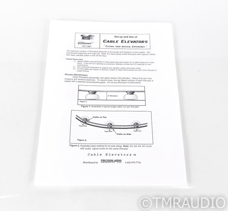 ACE Cable Elevators + Cable Risers; Set of 6