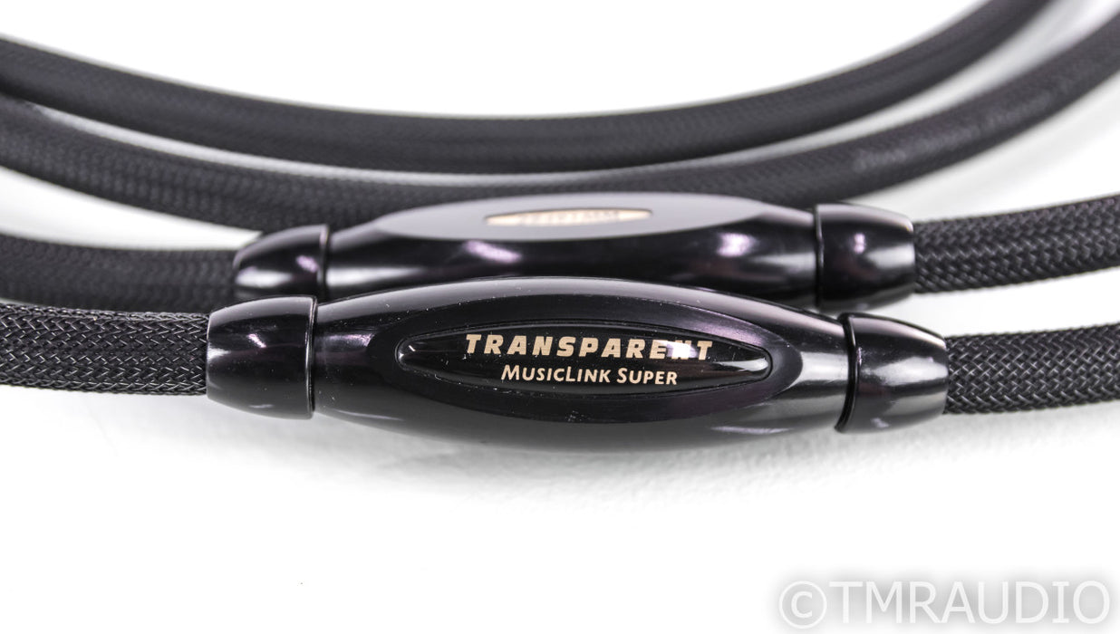 Transparent Audio MusicLink Super RCA Cables; 5ft Pair Interconnects
