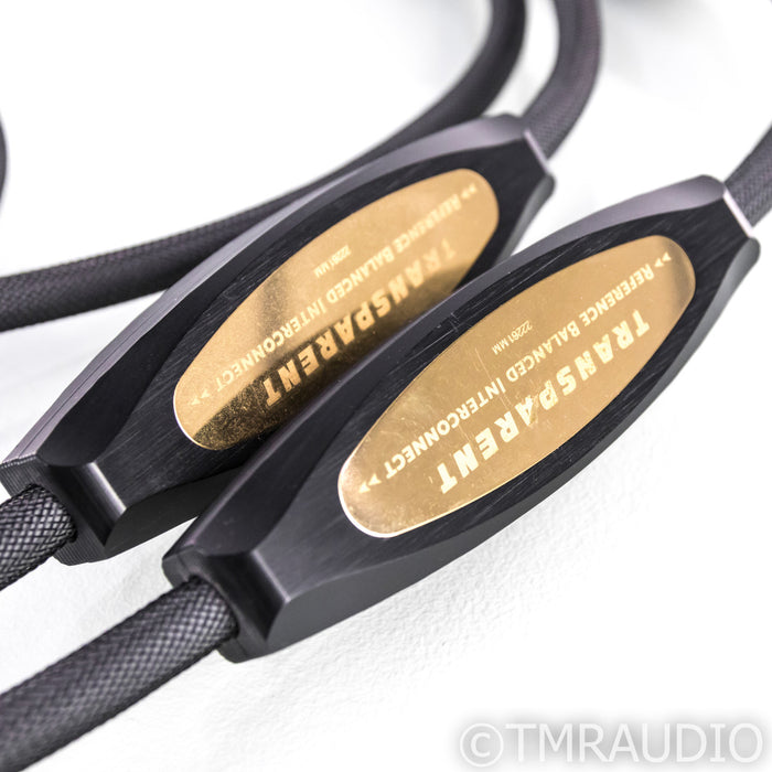Transparent Audio Reference Balanced XLR Cables; 6ft Pair Interconnects