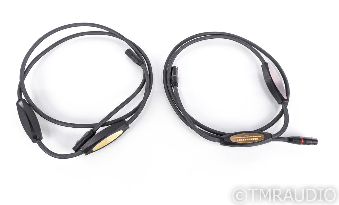 Transparent Audio Reference Balanced XLR Cables; 7.5ft Pair Interconnects