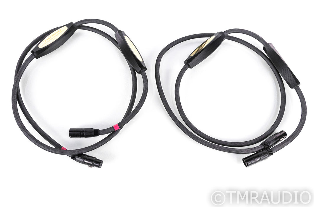 Transparent Audio Reference Balanced XLR Cables; 6ft Pair Interconnects