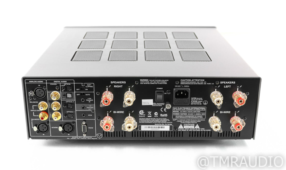 NAD Master Series M2 Stereo Integrated Amplifier / DAC; M-2; Remote
