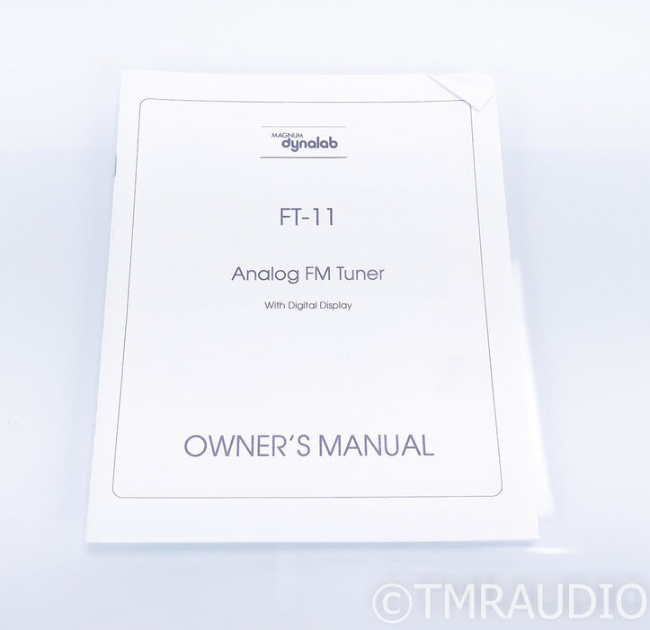 Magnum Dynalab FT11 FM Tuner; FT-11