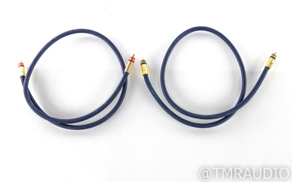 Audioquest Lapis Hyperlitz RCA Cables; 1m Pair Interconnects
