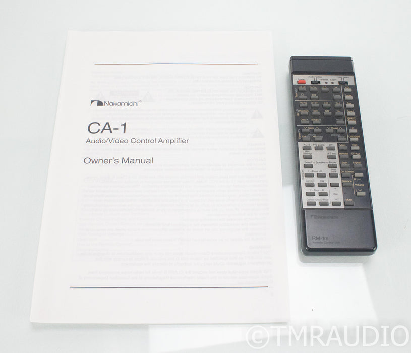 Nakamichi CA-1 5.1 Channel Home Theater Processor; CA1; Remote