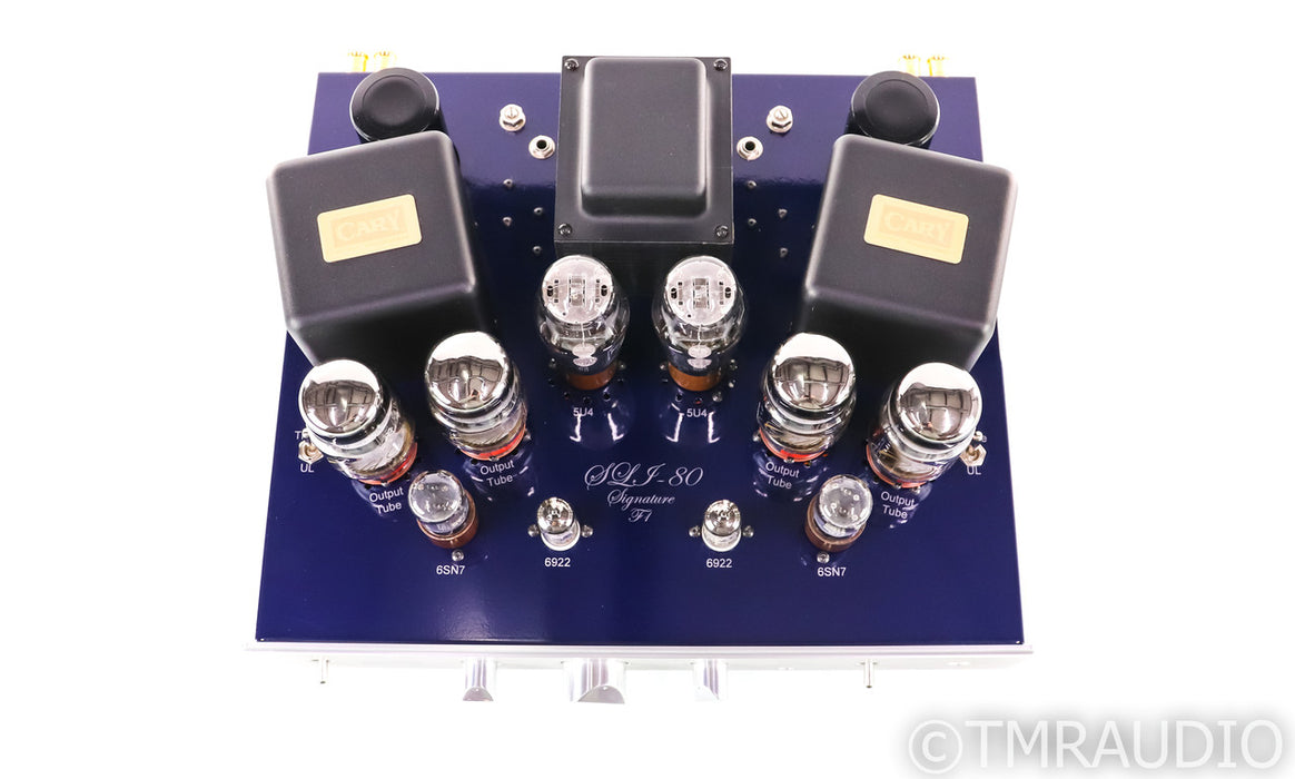 Cary Audio SLI-80 Signature F-1 Integrated Tube Amplifier; SLI80; Very Low Hours