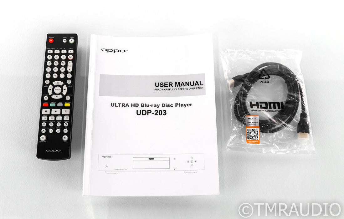 Oppo UDP-203 Universal Blu-Ray Player; Remote
