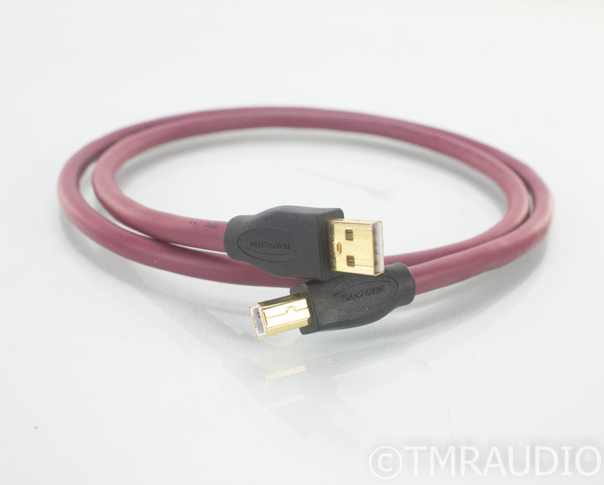 Transparent Audio Performance USB Cable; 1m Single Digital Interconnect