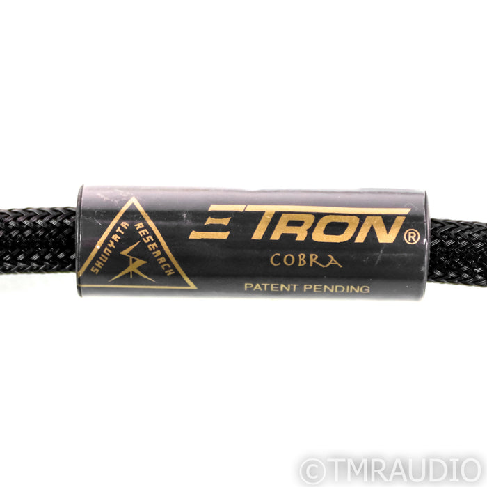 Shunyata Research Zitron Cobra RCA Cables; 1m Pair Interconnects
