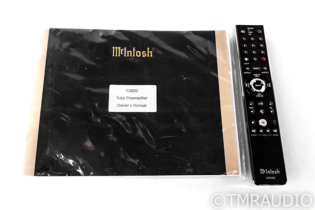 McIntosh C2600 Stereo Tube Preamplifier; C-2600; Remote; MM / MC Phono
