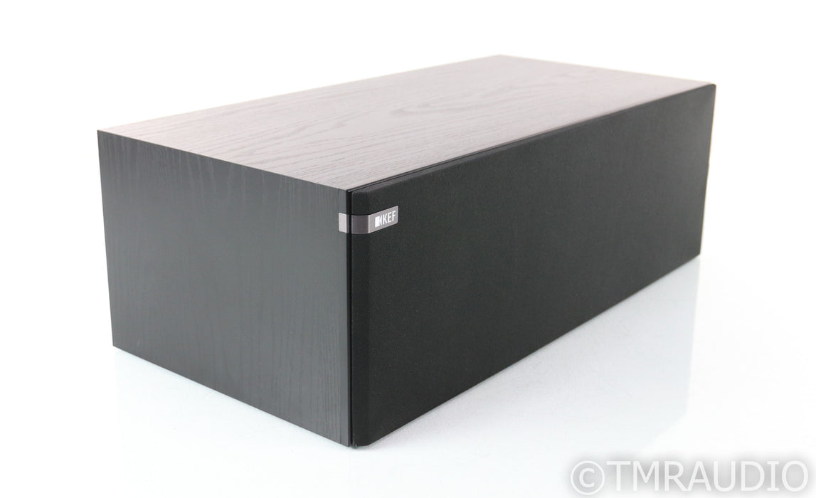 KEF Q600c Center Channel Speaker; Black Oak; Q-600C