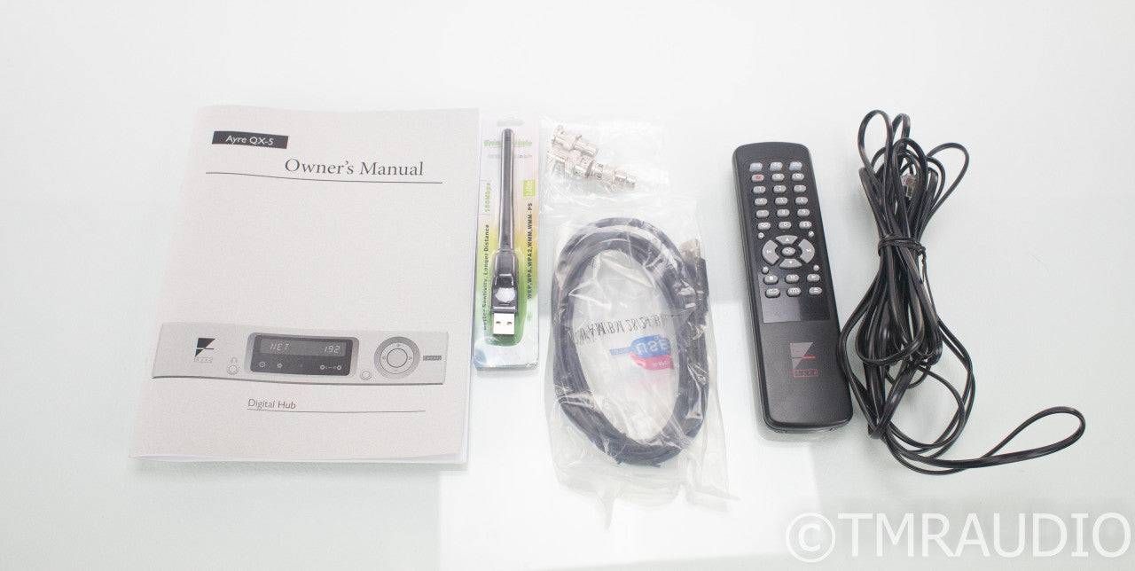 Ayre QX-5 Twenty DAC w/ Ethernet Bridge; D/A Converter; WiFi; Remote