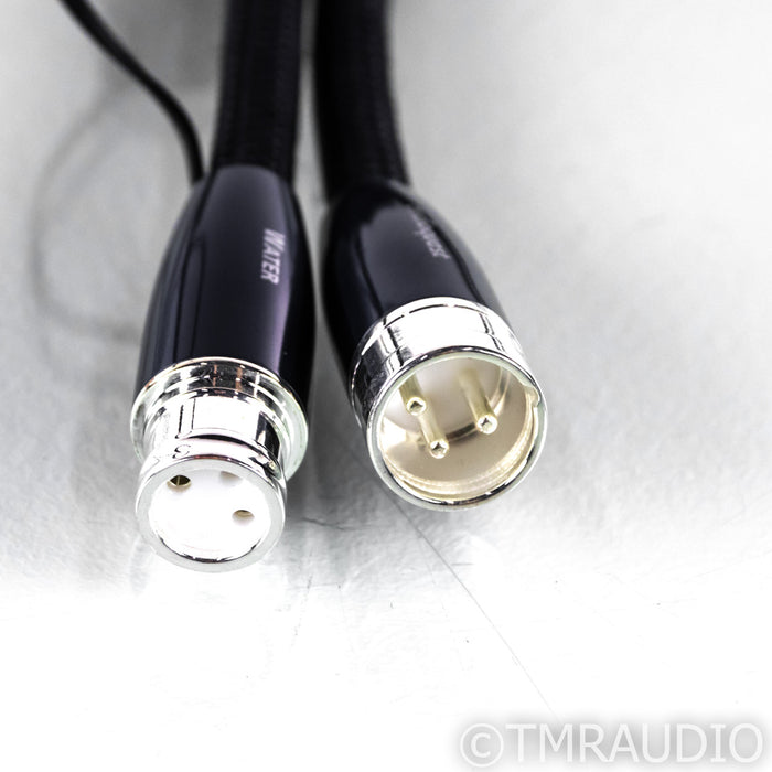 AudioQuest Water XLR Cables; 2m Pair Balanced Interconnects; 72v DBS