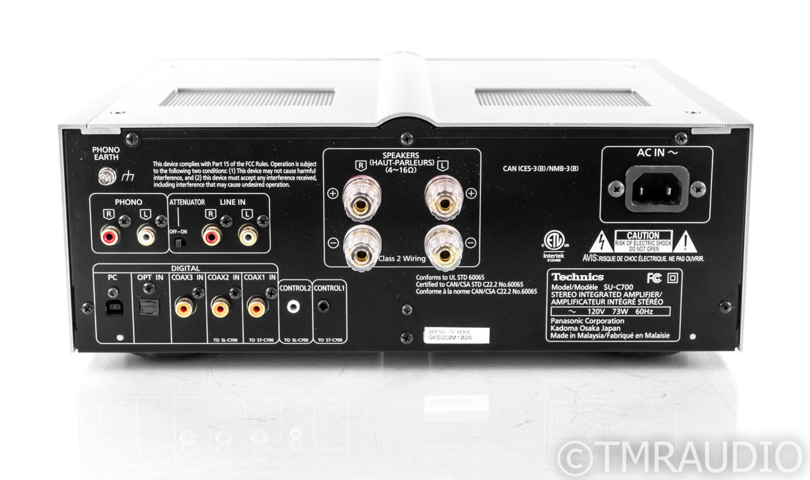 Technics SU-C700 Stereo Integrated Amplifier; SUC700; Remote; MM Phono