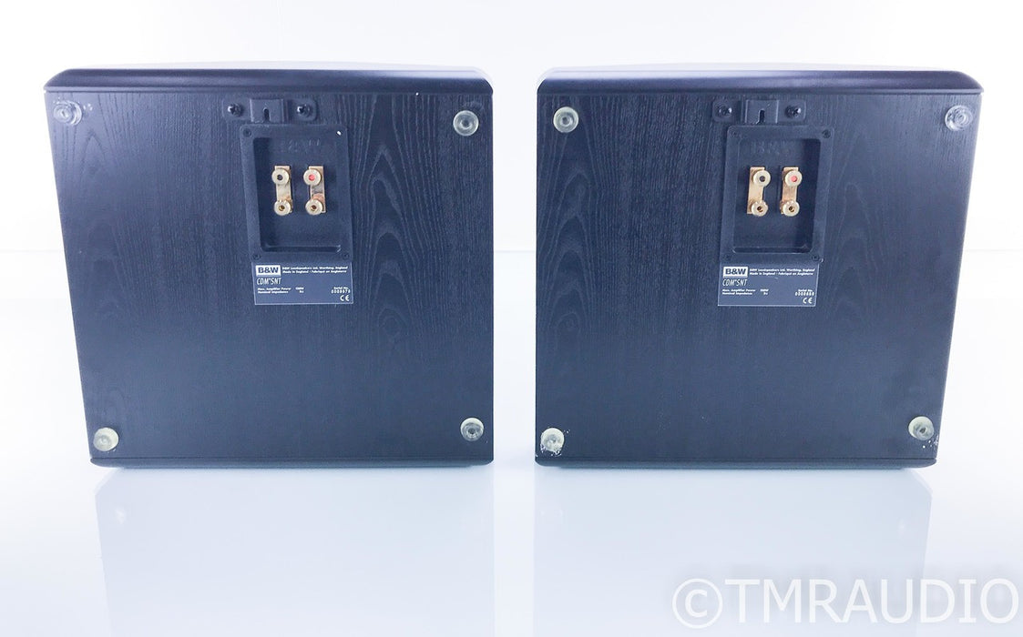 B&W CDM SNT On-Wall Surround / Satellite Speakers; Black Ash Pair