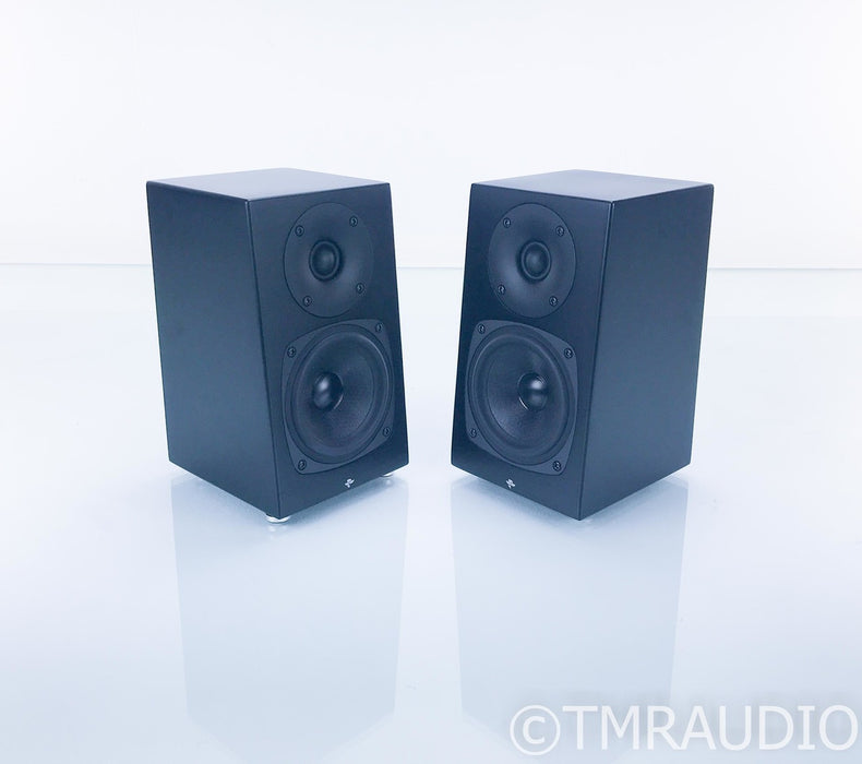 Totem Kin Mini Bookshelf Speakers; Black Pair