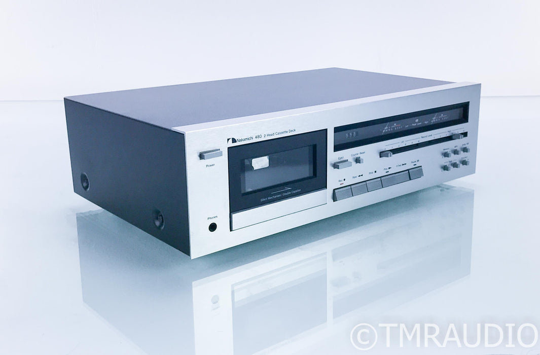Nakamichi 480 2-Head Cassette Deck; Tape Recorder; AS-IS (Does Not Play Tapes)