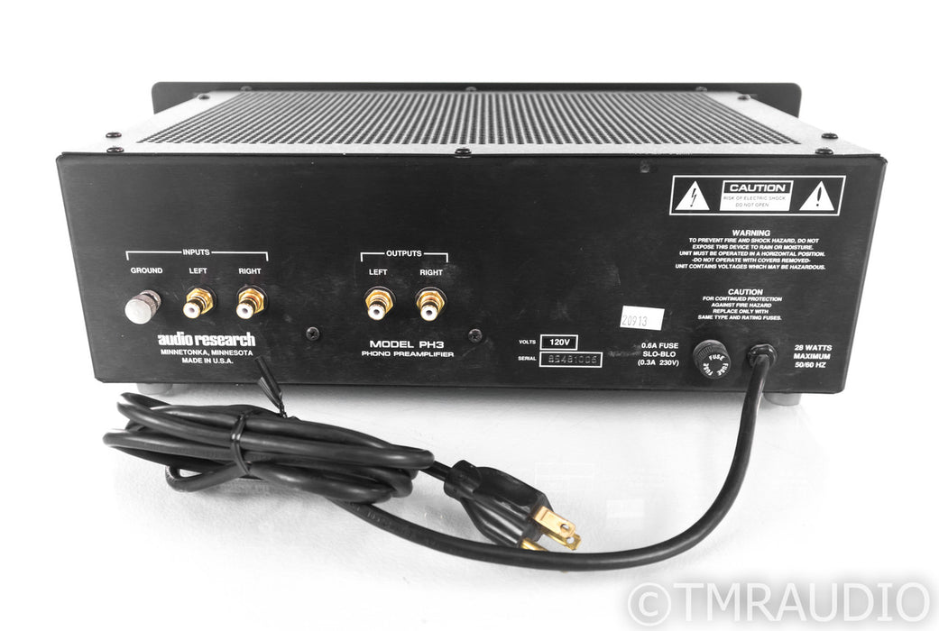 Audio Research PH3 MM Tube Phono Preamplifier; PH-3; Moving Magnet