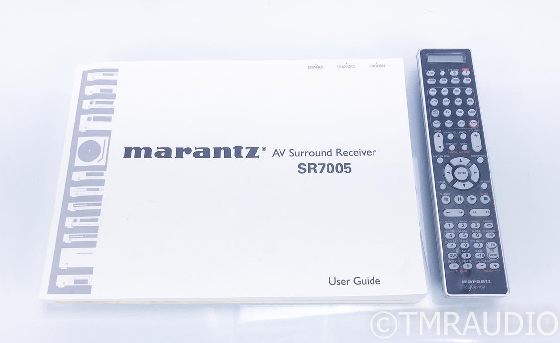 Marantz SR 7005 7.1 Channel Home Theater Receiver; SR7005; Remote