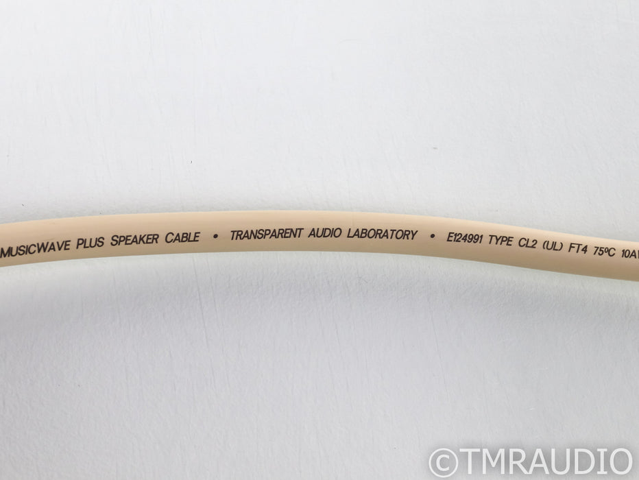 Transparent MusicWave Plus Speaker Cables; 8ft Pair