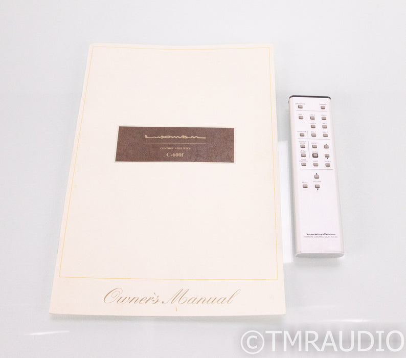 Luxman C-600f Stereo Preamplifier; C600F; Remote