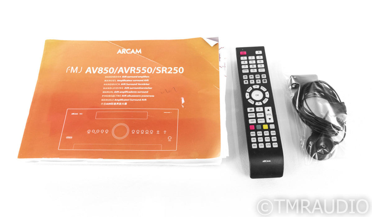 Arcam FMJ AVR850 7.1 Channel Home Theater Receiver; AVR-850; Remote